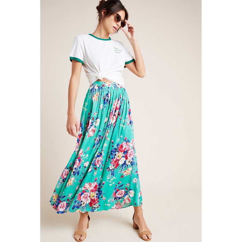 New Anthropologie Jacqueline Maxi Skirt by Maeve